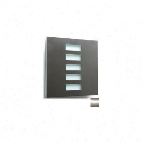 Wpt Design Basic Pared - Bs - Ja Sconce Japousie - Brushed Stainless