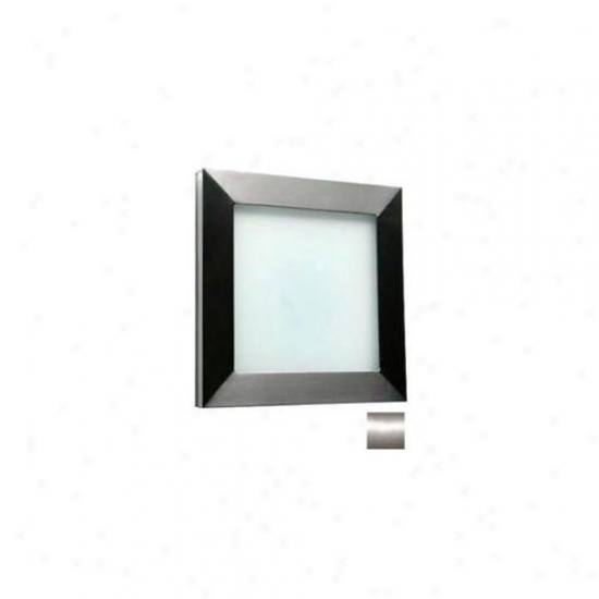 Wpt Design Basic Pared - Bs - Py One Light Nickel Wall Light Sconce Pythagoras - Brushed Stainless