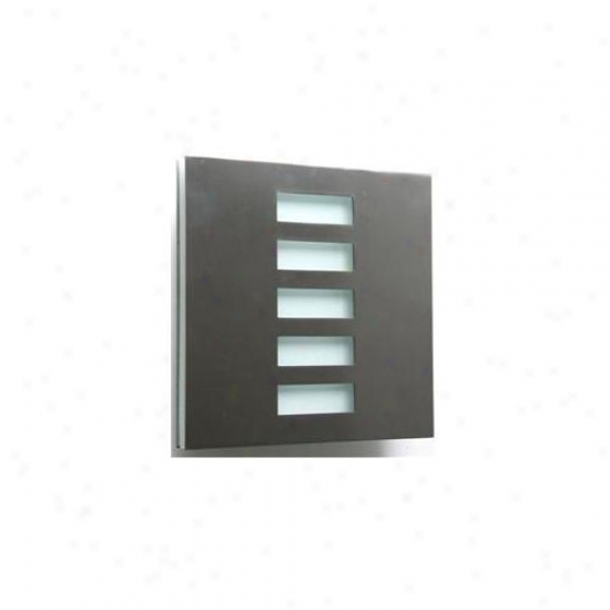 Wpt Design Basic Techo - Ps - Ja Flush Mount Jalousie - Polished Stainless