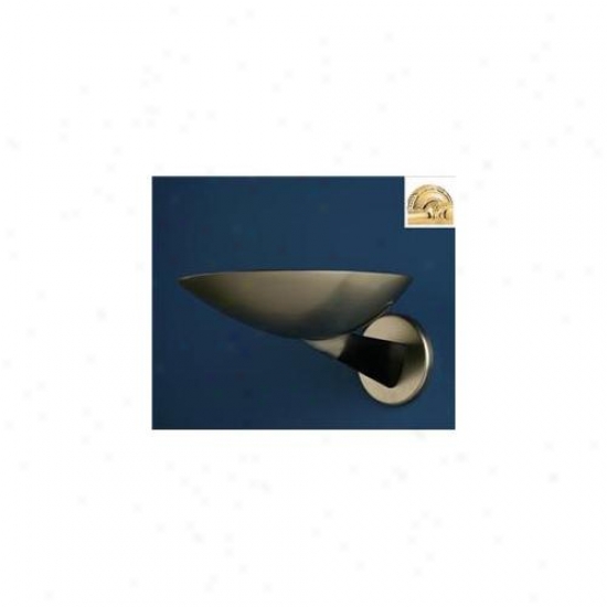 Wpt Design Millenium - Pb - E Millenium Indirect Halogen Wall Sconce - Ebony-polished Brass