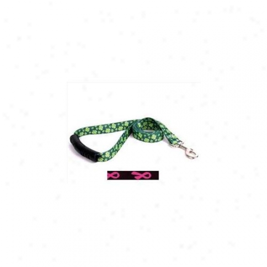Yellow Dog Design Bcb106ld-ez 1 Inch X 60 Inch Breast Cancer Black Ez-lead