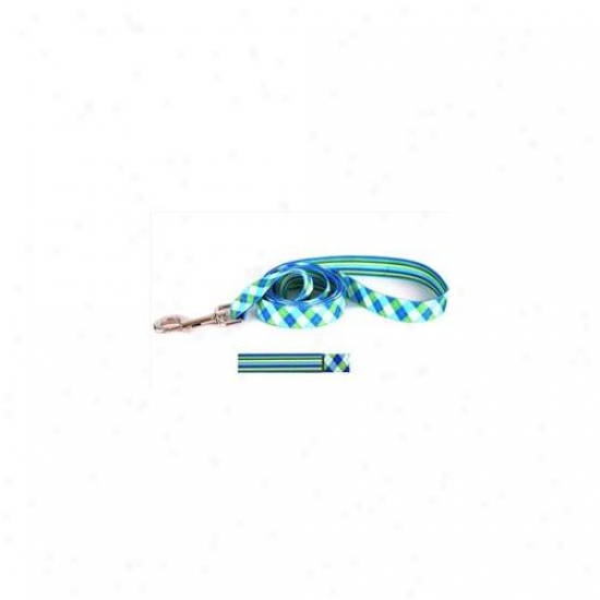 Yellow Dog Design Bga106ld 1 Inch X 60 Inch Blue And Green Argyle With Stripes Lead