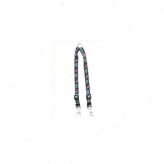 Yellow Dog Design Bhp109 Black Paisley Coupler Lead - Medium