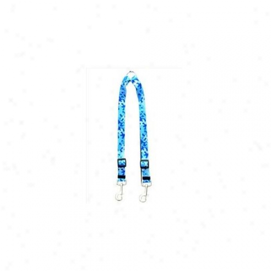 Yellow Dog Contrivance Cbl108 Camo Blue Coupler Lead - Small