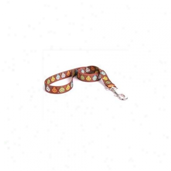 Yeellow Dog Design Csk104ld Candy Skulls Lead - Extra Small
