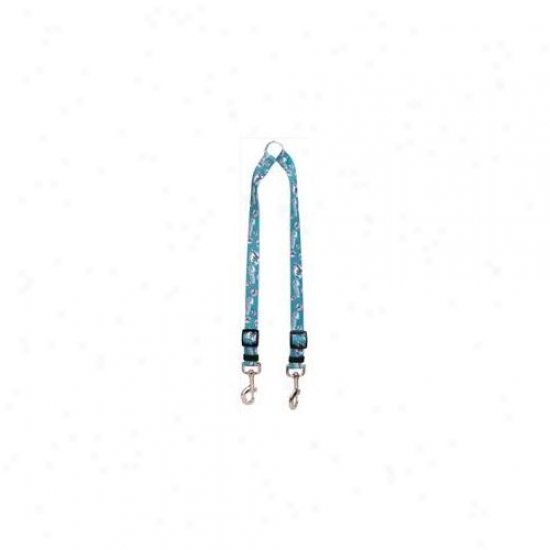 Yellow Dog Design Dolp109 Miami Dolphins Coupler Lead - Medium