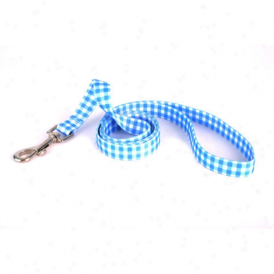 Yellow Dog Design Gingham Lead