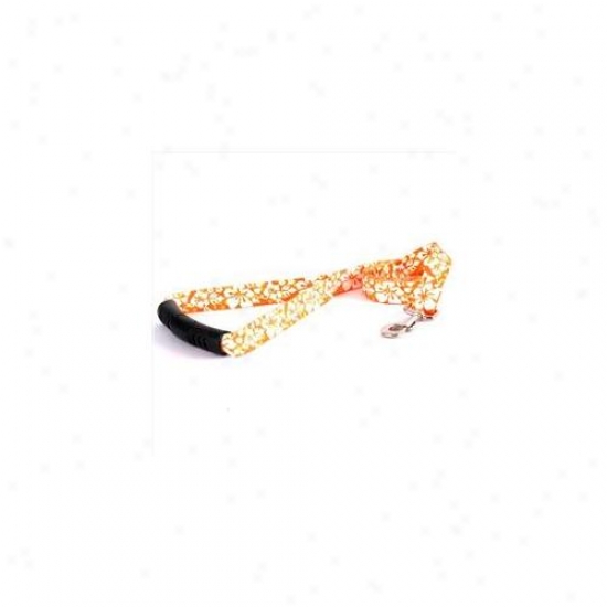 Yellow Dog Design Ifo106ld-ez 1 Inch X 60 Inch Island Floral Orange Ez-lead