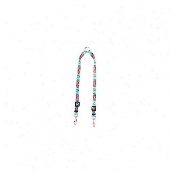 Yellow Dog Design Luvb109 I Luv My Dog Blue Coypler Lead - Medium