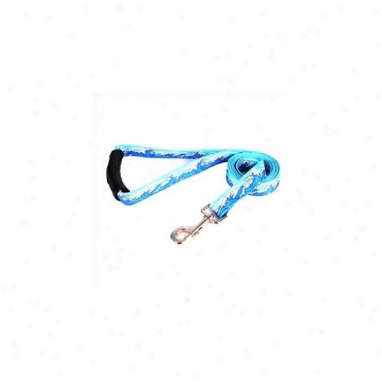 Yellow Dog Design Mwwb105ld-ez 3/4 Inch X 60 Inch Allegorical Waves Blue Ez-lead