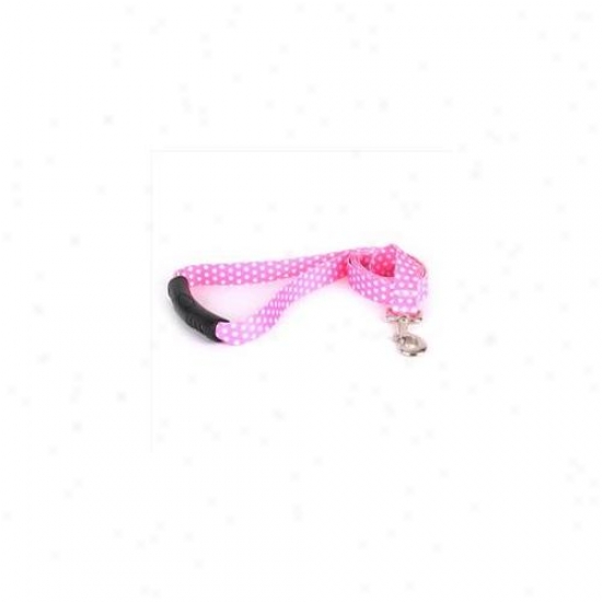 Yellow Dog Design Npp106ld-ez 1 Inch X 60 Inch Novel Pink Polka Dot Ez-lead