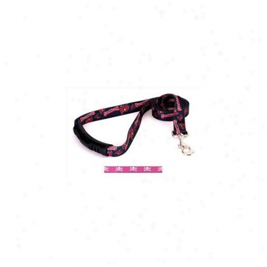 Yellow Dog Design Psk105ld-ez 3/4 Inch X 60 Inch Pink Skulls Ez-lead