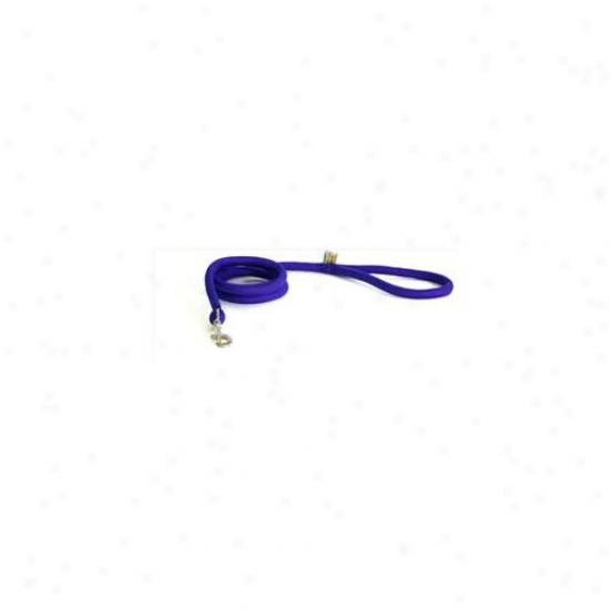 Yellow Dog Design Pur107ld Purple Rund Braided Lead - 3/4 Inch X 60 Inch