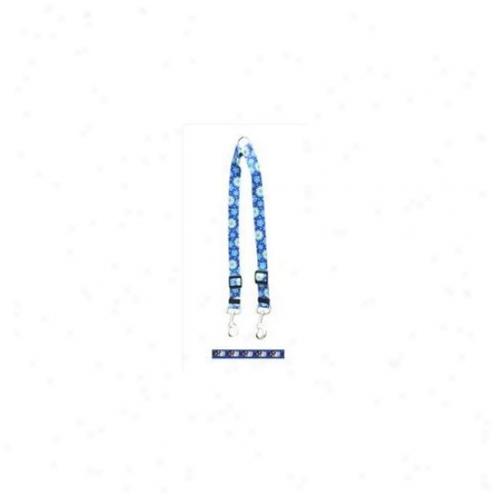 Yellow Dog Design Snp108 Snowman Print Coupler Lead - Mean