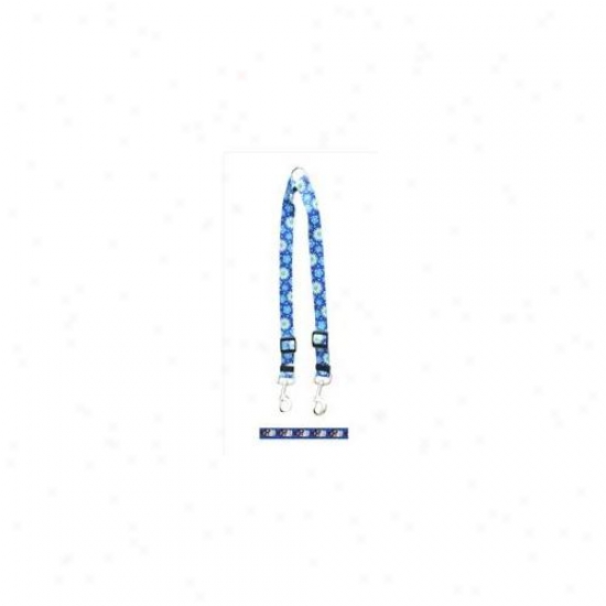 Golden Dog Design Snp110 Snowman Print Coupler Lead - Large