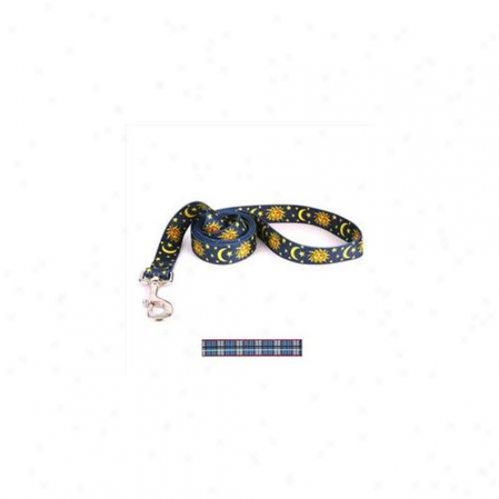 Yellow Dog Design Tb106ld Tartan Blue Lead - 1 Inch X 60 Inch
