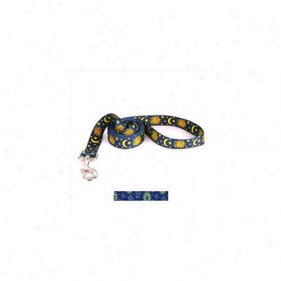 Yellow Dog Design Tsns104ld Team Spirit Black And Silver Lead - 3/8 Inch X 60 Inch