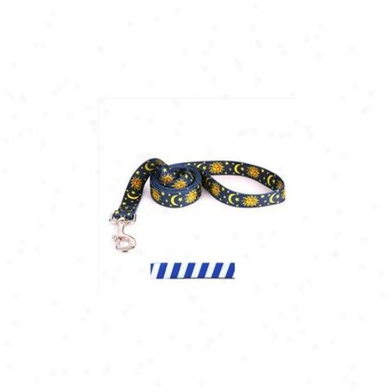 Yellow Dog Design Tsrbl105ld 3/4 Inch X 60 Inch Team Spirit Royal Blue And White Lead