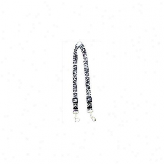 Yellow Dog Design Zb109 Zebra Black Coupler Lead - Medium