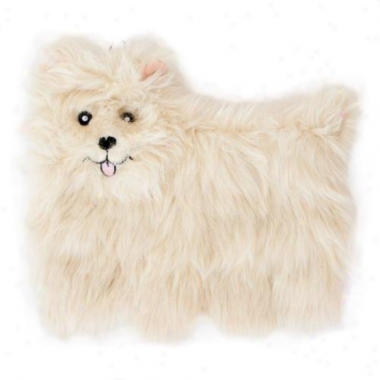 Zippypaws Squeakie Pup 11-squeaker No Stuffing Plush Dog Toy Pomeranian