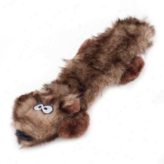 Zippypaws Swap-a-swueakie Refillable No Stuffing Plush Dog Toy Squirrel