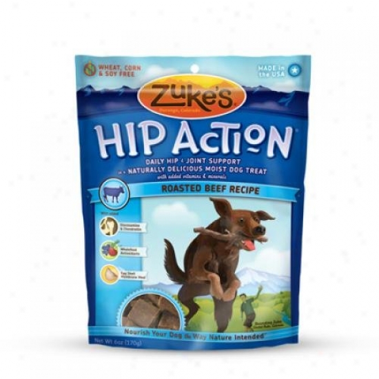 Zuke's Hip Action Dog Treats Beef Formula Cover Of 12 6 Oz