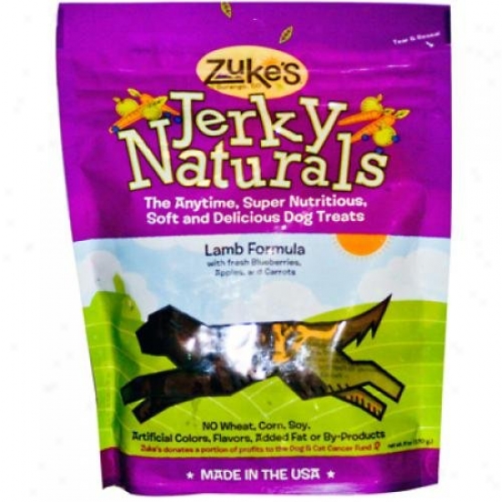 Zuke's Jerky Naturals For Dogs Lamb Formula 6 Oz