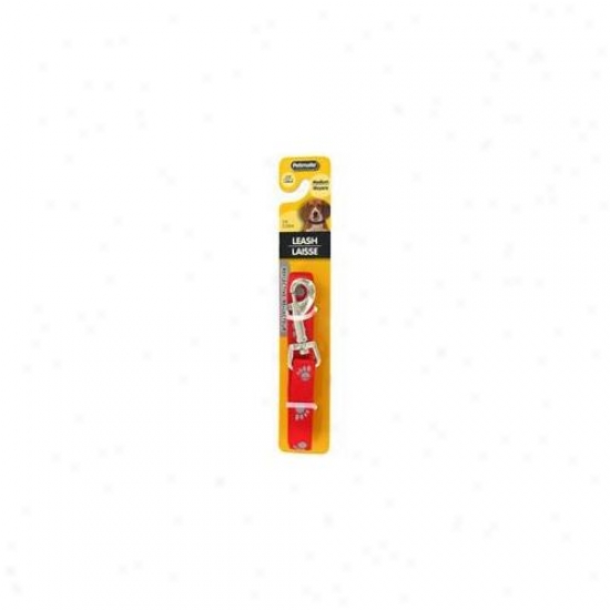 Doskocil - Aspen Pet . 63inch X 5ft.  Red Reflective Leash  27925