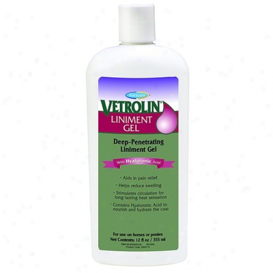 Farnam 3005715 Vetrolin Liniment Gel With Ha