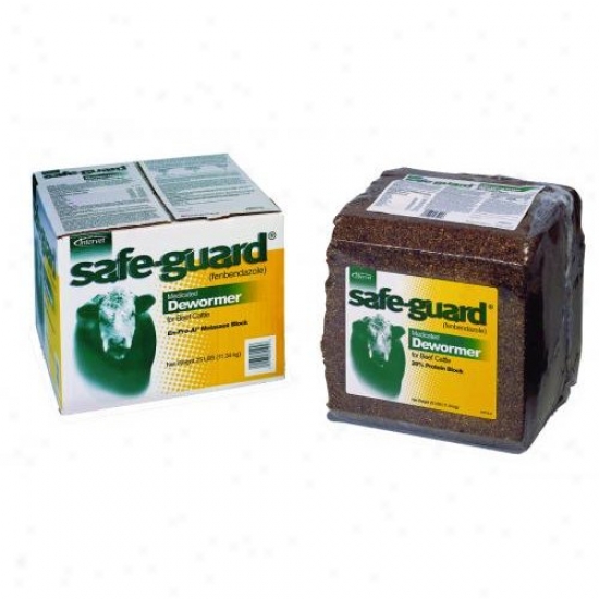 Merck Animal Soundness 069291/sg-465-25 Safeguard Dewormer Block