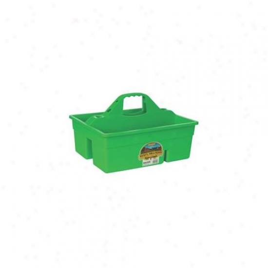 Miller Mfg Co Inc Plastic Dura Tote- Lime Green - Dt6limegreen