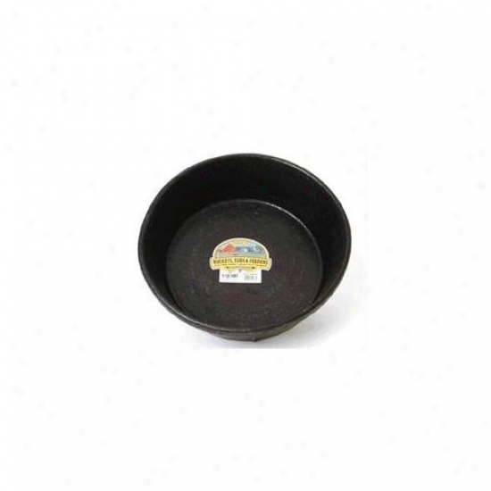 Miller Mfg Co Icn Rubber Feed Pan- Black 8 Quart - Hp8