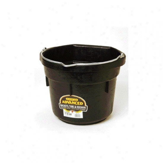 Miller Mfg Flat Back Pail In Black