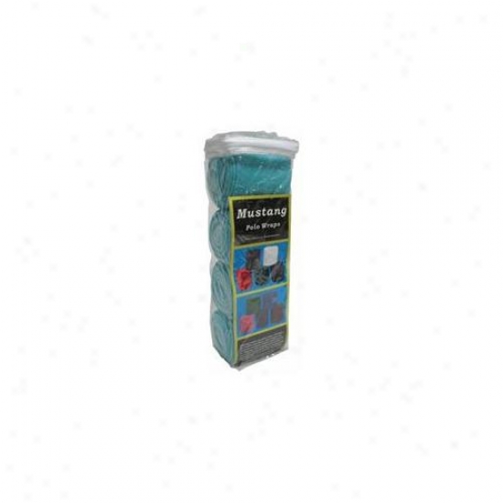 Mustang Manufacturing - Polo Wrap- Turquoise 9 Foot - 8440-v