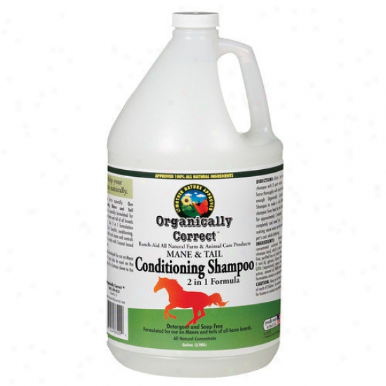 Organically Correct Mane-n-tail Conditioning Cream And Rinse For Hotses