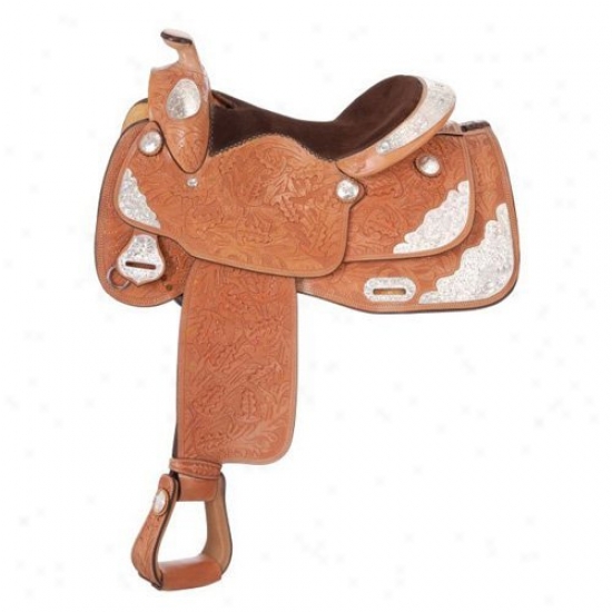 Silver Royal Classic Oak Shwo Saddle