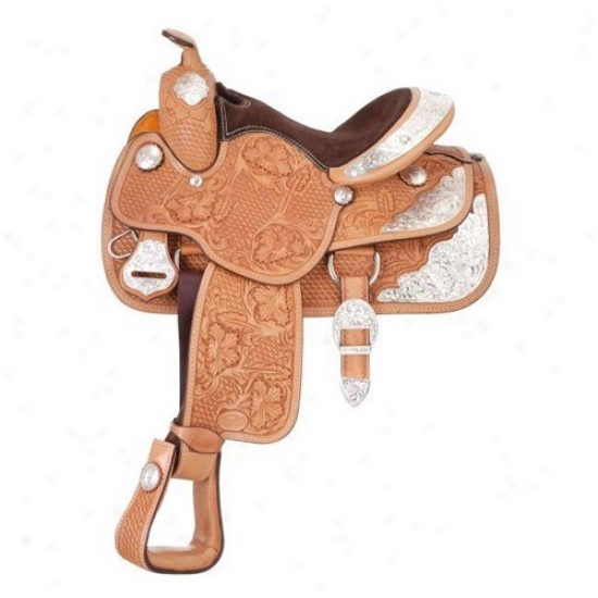 Silver Royal Youth Challenger Soft and clear  Show Saddle