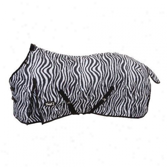 Tough1 1200d Zebra Waterproof Poly Turnout Blanket