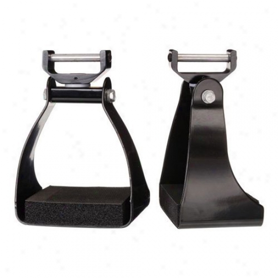 Tough-1 Black Swicel And Lock Continuance Stirrup