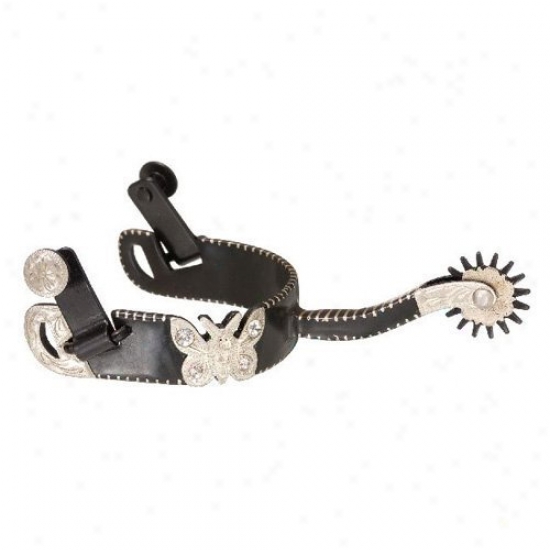 Tough-1 Equitation Butterfly Design Spur