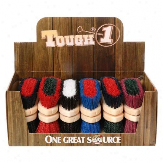 Tough-1 Mean average Poly Bristle Brush - 12 Pk. Assorted