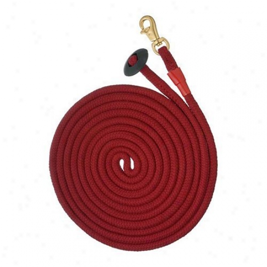 Tough-1 Rolled Cotton Lunge Line With Solid Brass Snap - 6 Pack Assorted