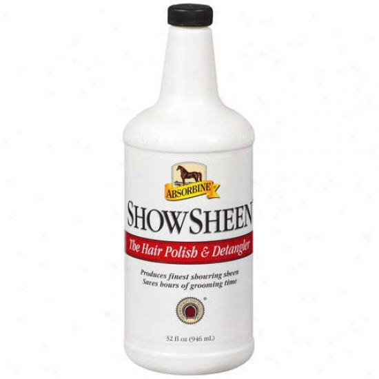 W F Young, Inc - Absorbine Showsheen Hair Polish & Detangler 32 Ounce - 428842