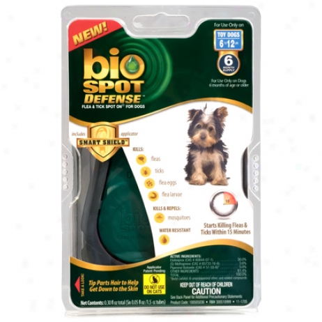 Bio Spot For Dogs Under 15 Lbs Flea & Tick Direct 6 Pk