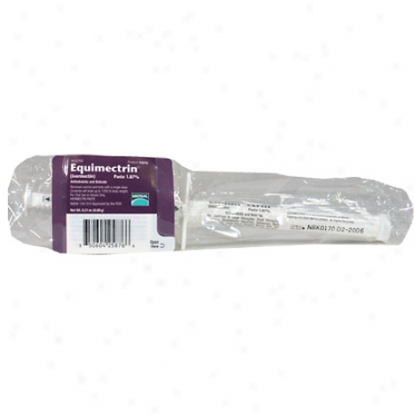Equimectrin Paste (1.87% Ivermectin) Equine Dewormer 1 Oral Syringe