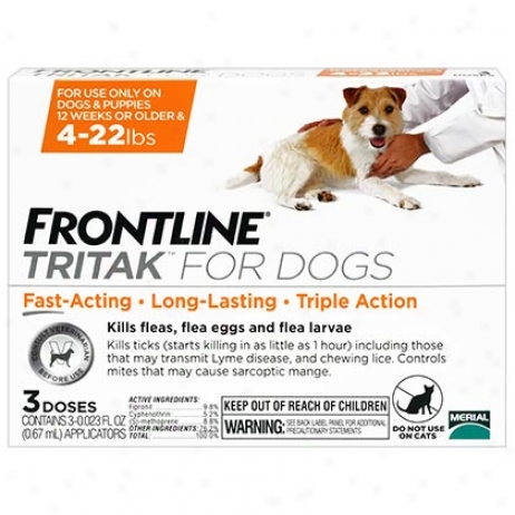 Frontline Tritak 3pk For Small Dog