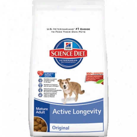 Hill's System of knowledge Diet Active Longevity Original Mature Adult Dog Food
