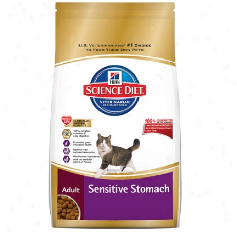 Hill's Science Food Adult Sensitive Stomach Dry Cat Food