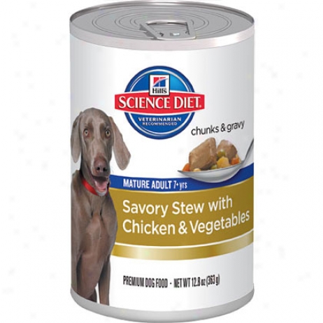 Hill's Science Diet Mature Adult Savory Stew Canned Dog Food