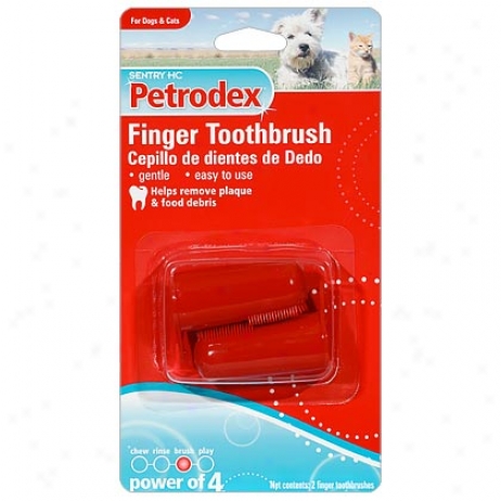 Petrodex Finger Toothbrush (contains Two)